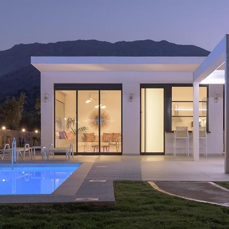 Pelagias Villa Lefka With Heated Pool Mathés Exteriör bild