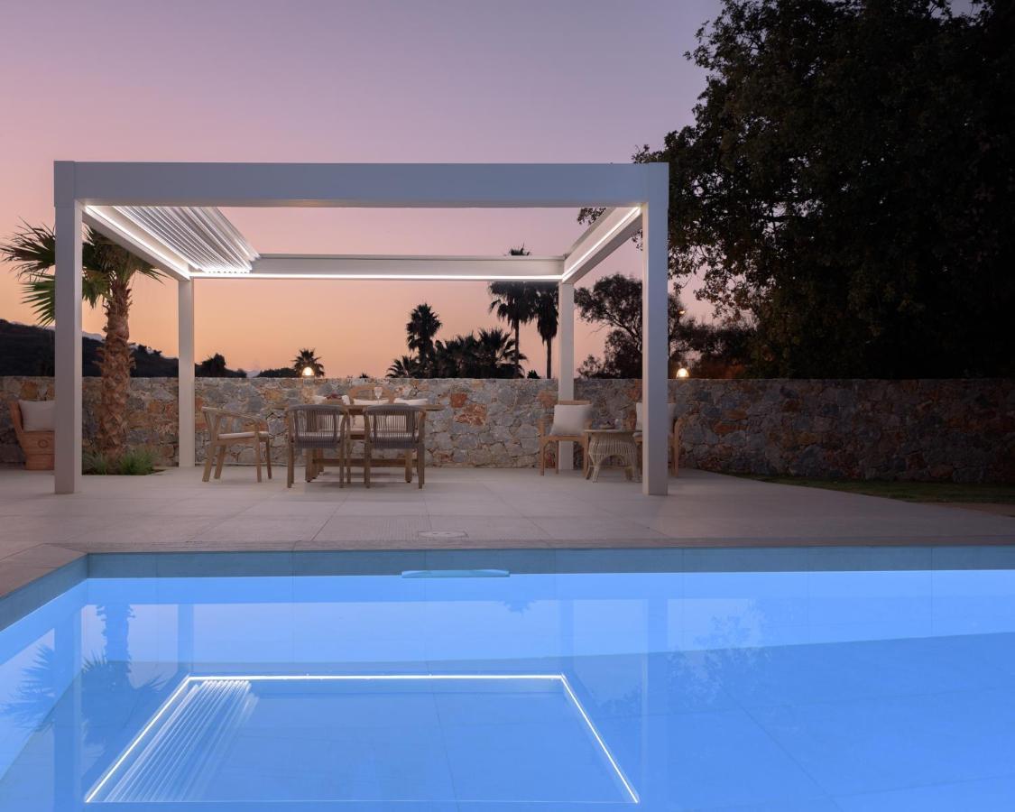 Pelagias Villa Lefka With Heated Pool Mathés Exteriör bild