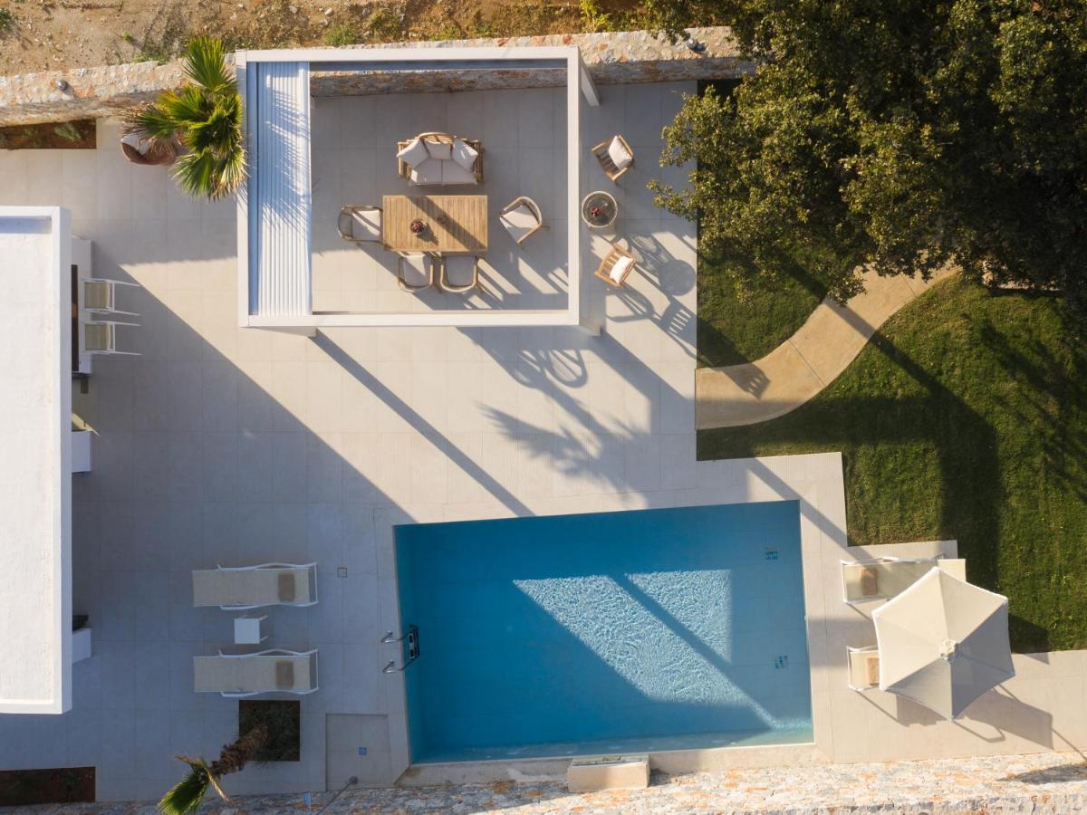 Pelagias Villa Lefka With Heated Pool Mathés Exteriör bild