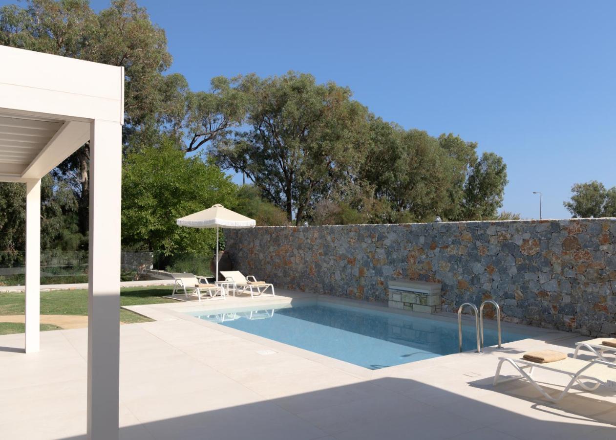 Pelagias Villa Lefka With Heated Pool Mathés Exteriör bild