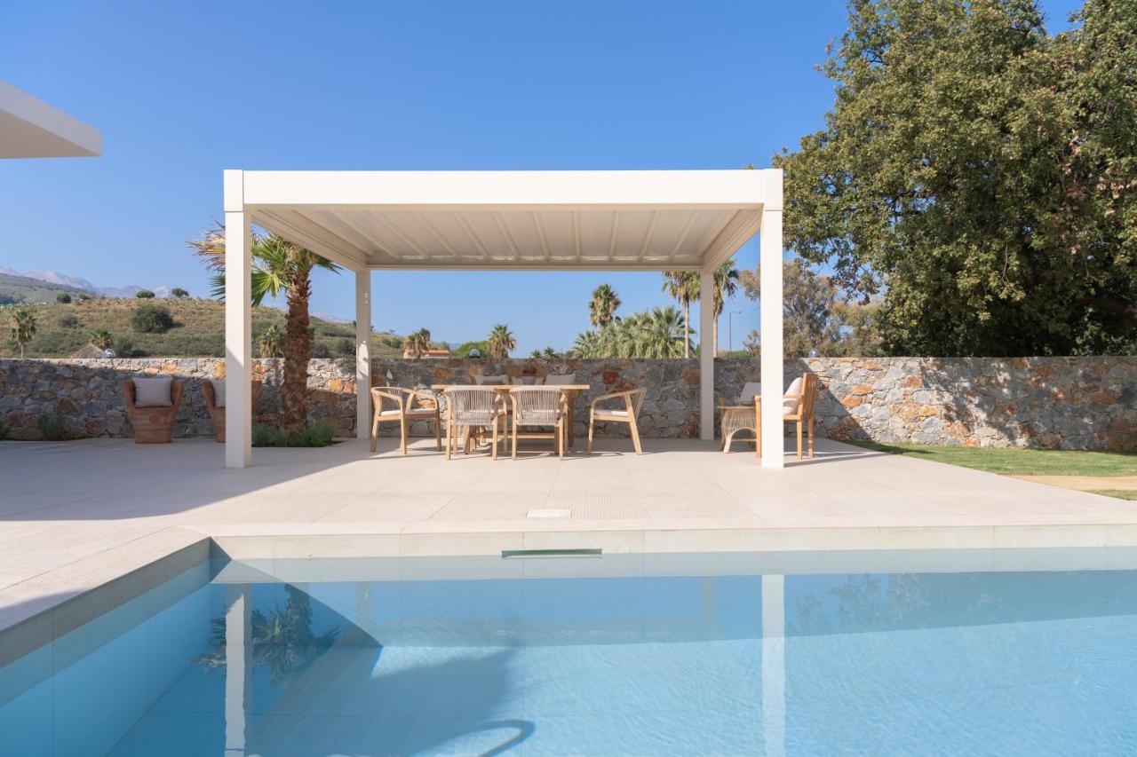 Pelagias Villa Lefka With Heated Pool Mathés Exteriör bild