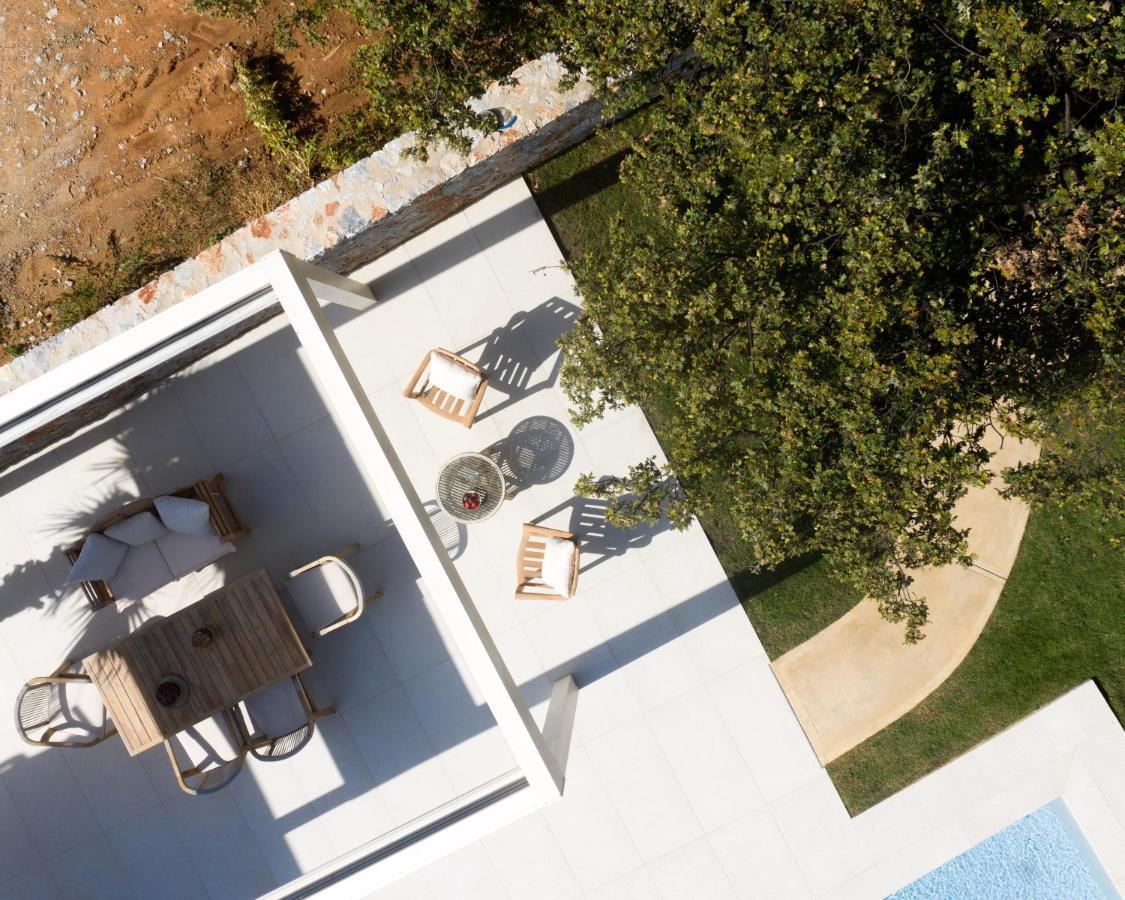 Pelagias Villa Lefka With Heated Pool Mathés Exteriör bild