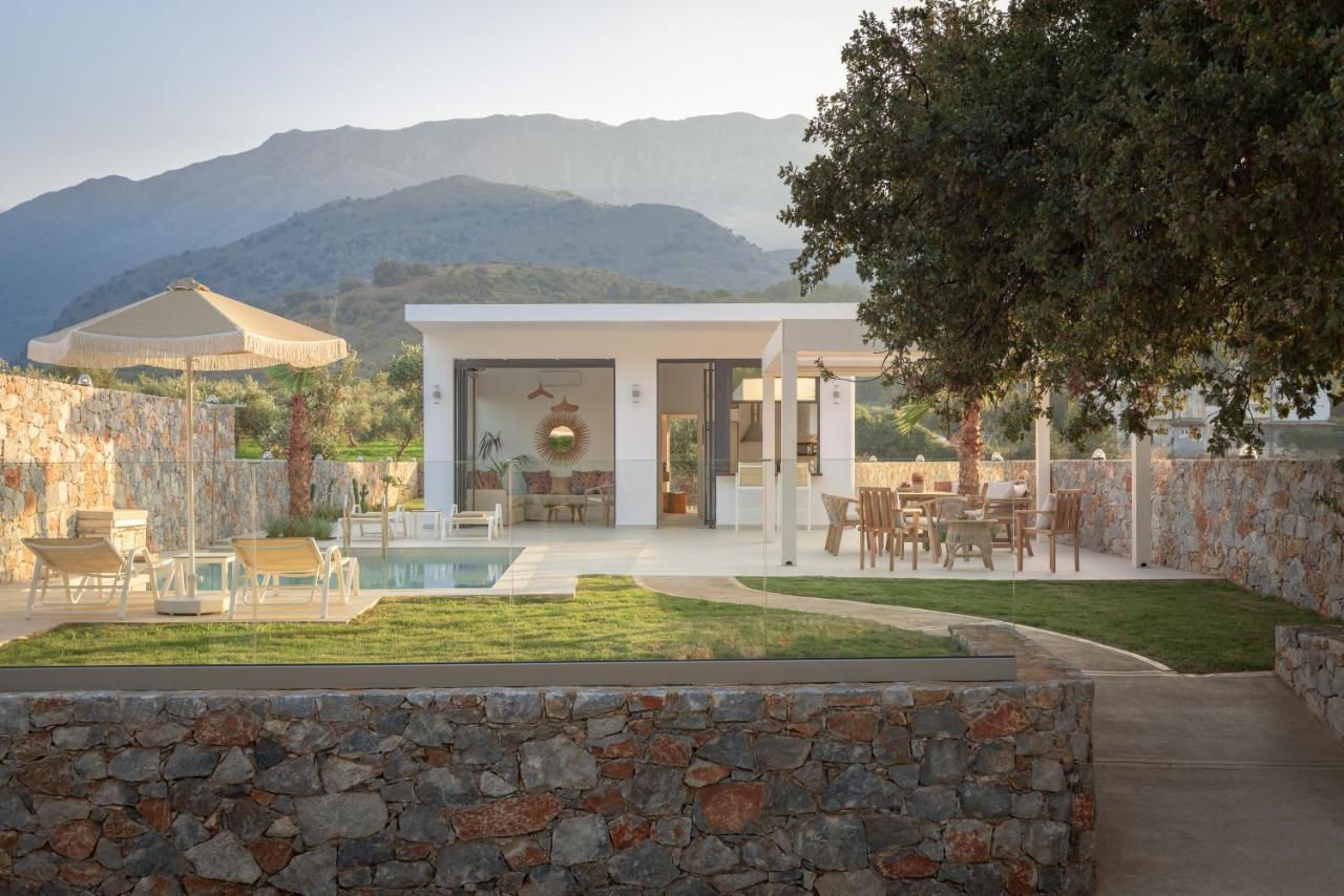 Pelagias Villa Lefka With Heated Pool Mathés Exteriör bild