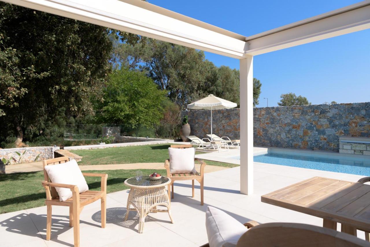 Pelagias Villa Lefka With Heated Pool Mathés Exteriör bild