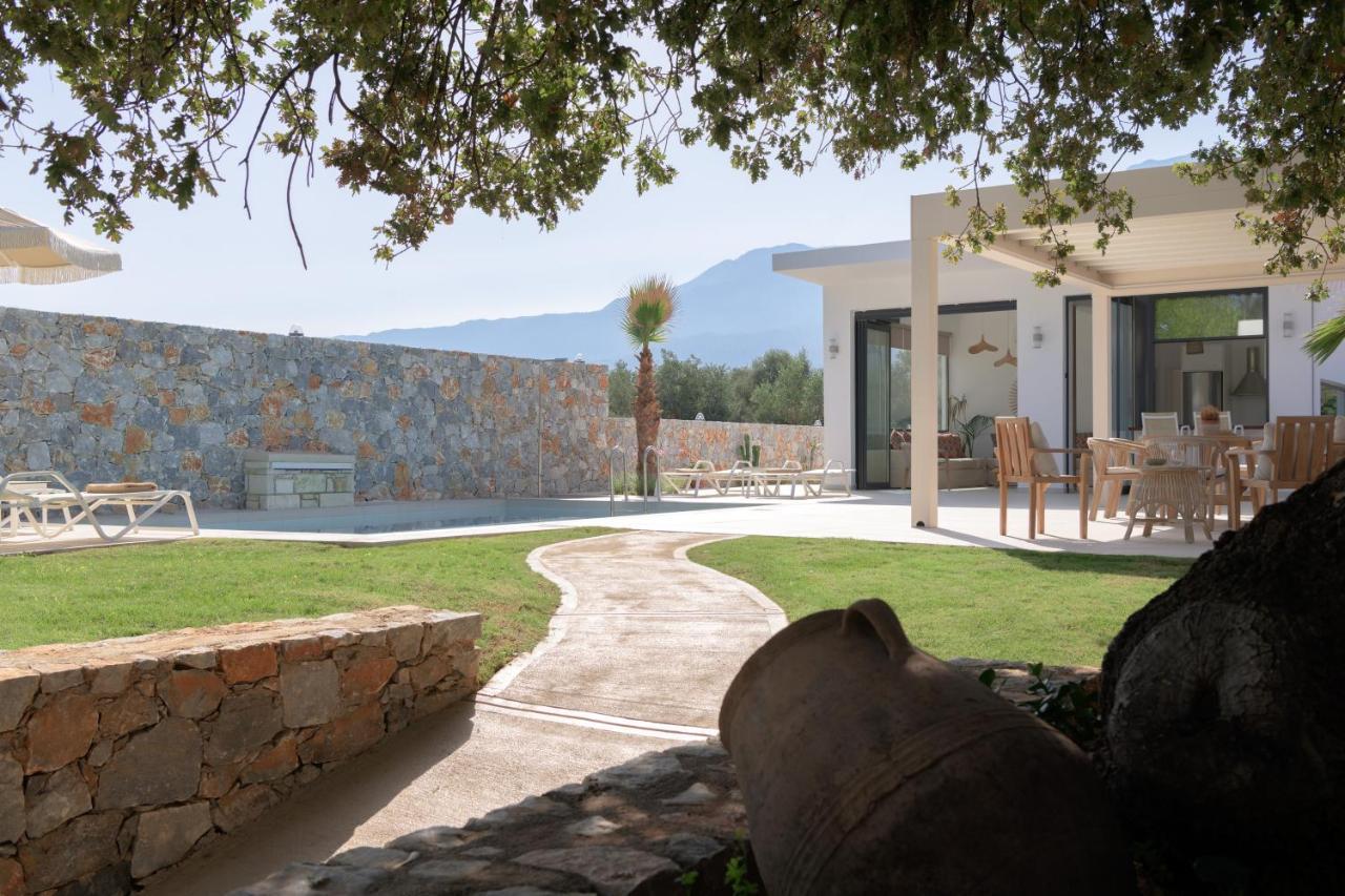 Pelagias Villa Lefka With Heated Pool Mathés Exteriör bild