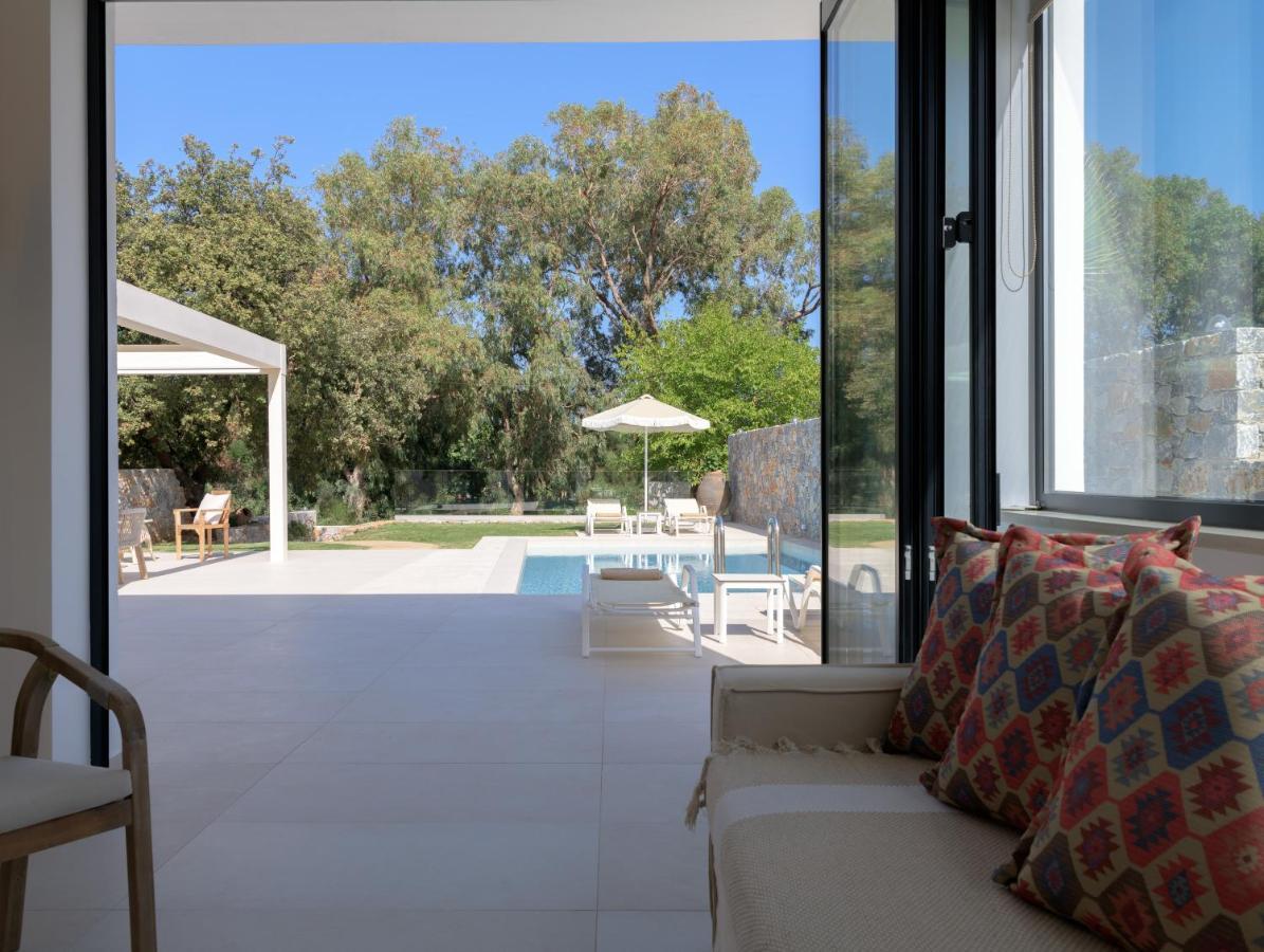 Pelagias Villa Lefka With Heated Pool Mathés Exteriör bild